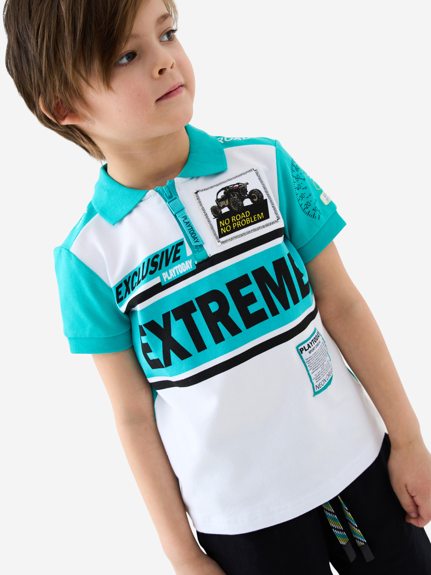 Изображение товара Футболка-поло для мальчиков PlayToday Изображение товара Футболка-поло для мальчиков PlayToday