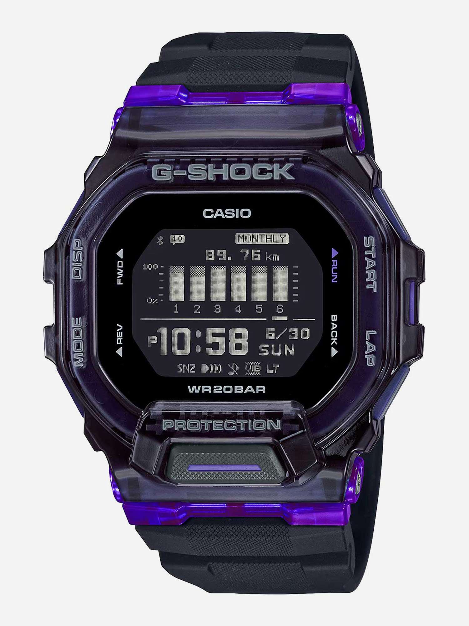 

Спортивные часы Casio GBD-200SM-1A6, Черный