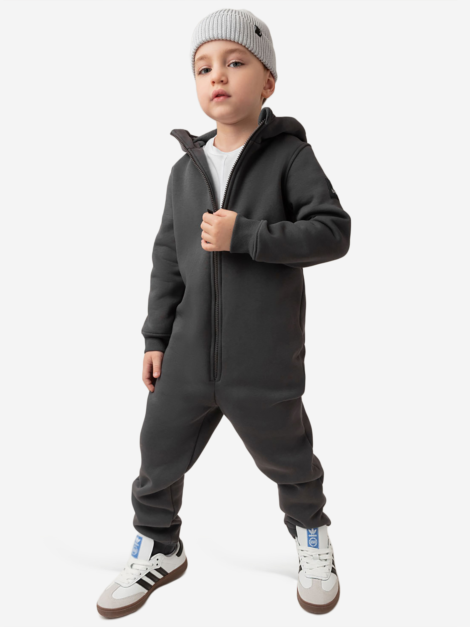 Изображение товара Комбинезон утепленный для мальчиков bodo серый зимний для активного отдыха