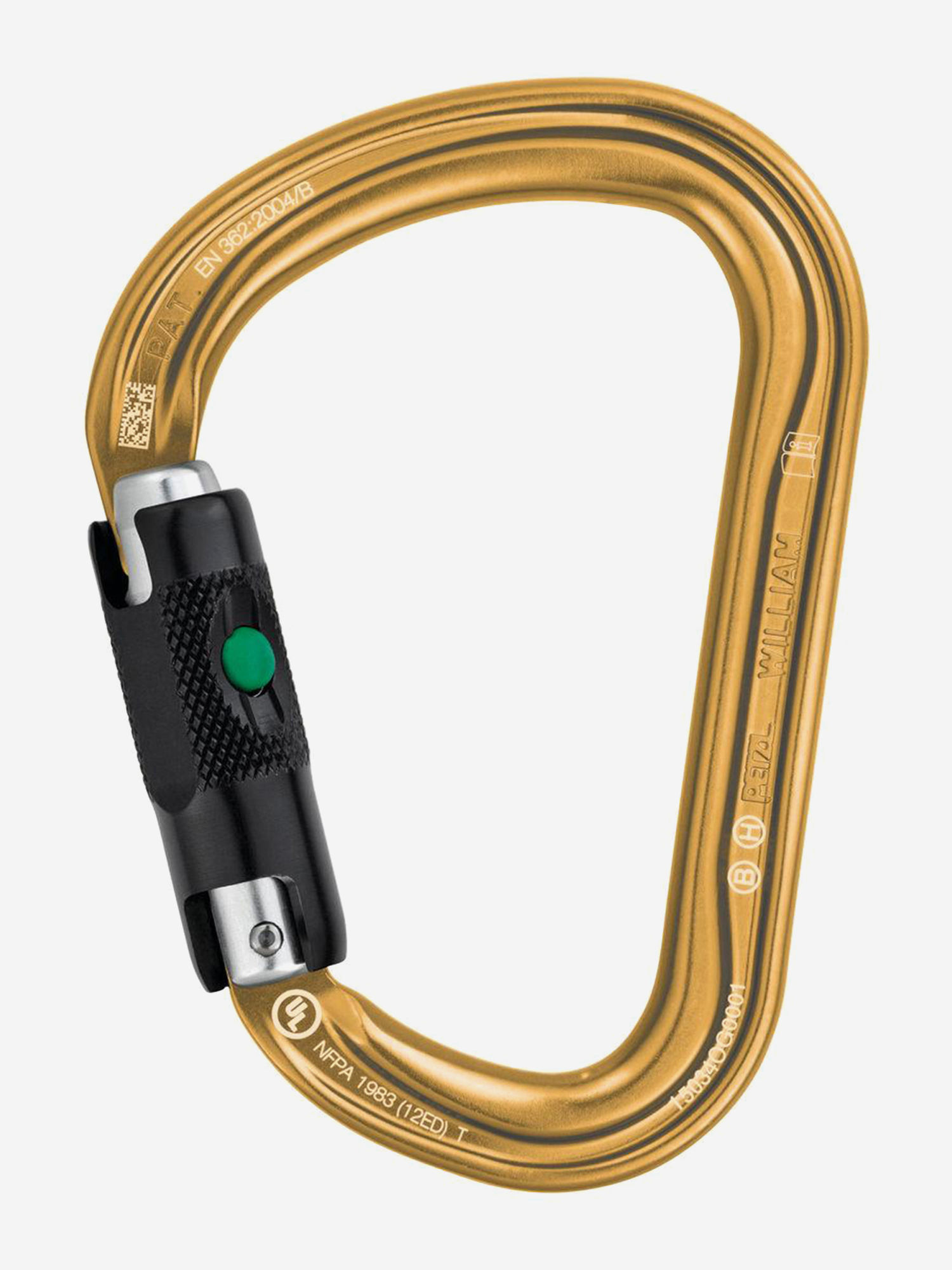 

Карабин альпинистский Petzl William Ball-Lock, Желтый