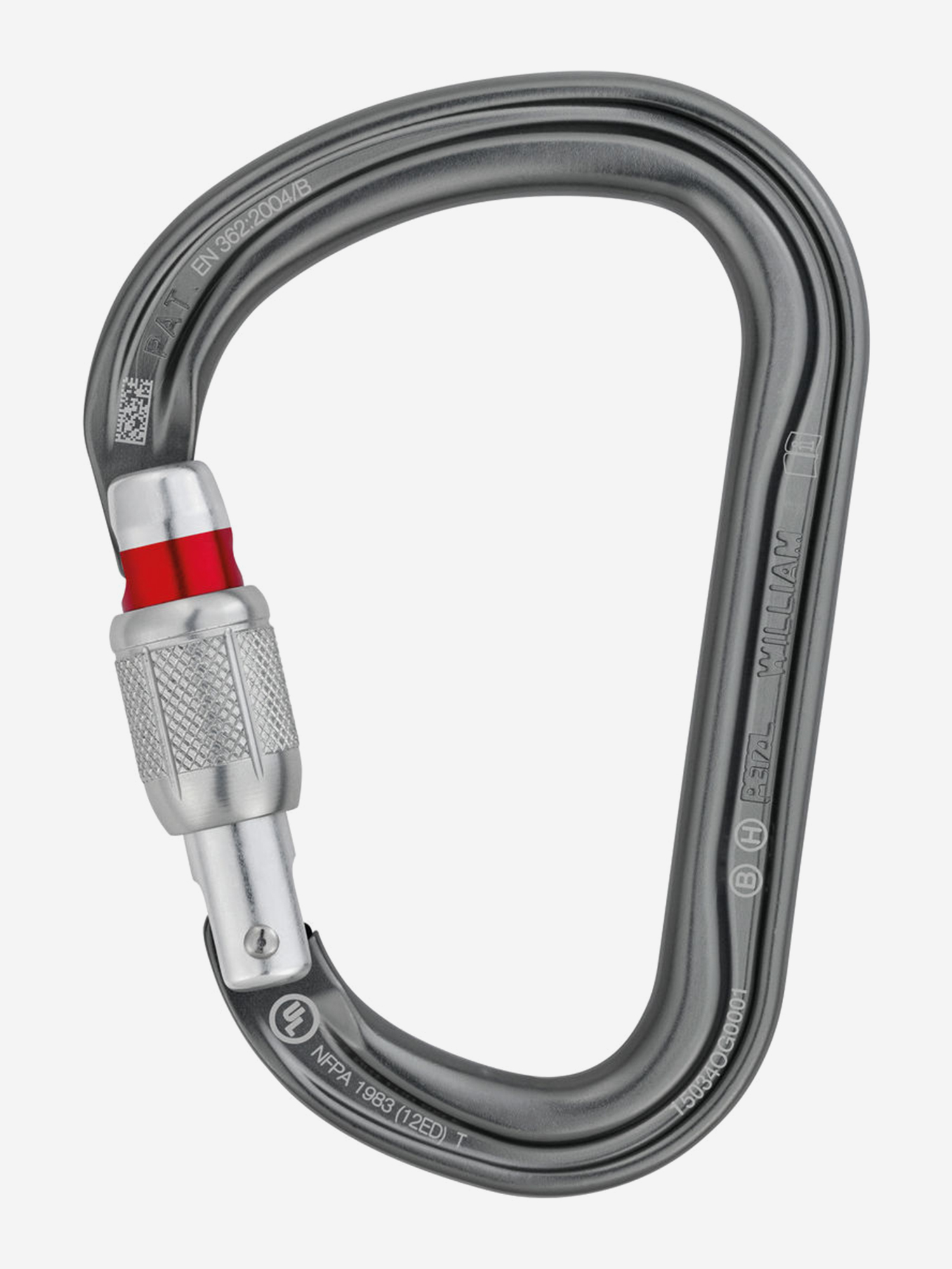 

Карабин альпинистский Petzl WILLIAM SL, Черный
