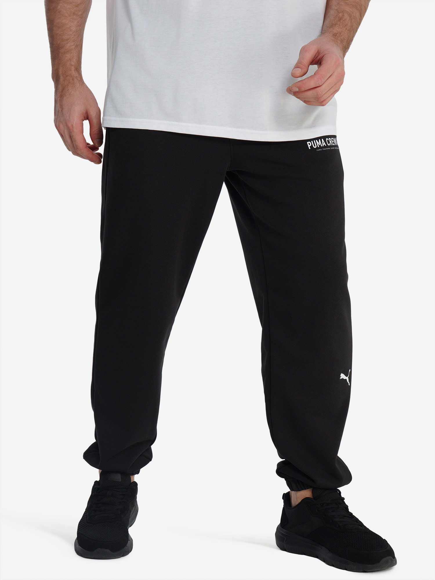Изображение товара Мужские спортивные брюки PUMA черные для фитнеса и тренинга