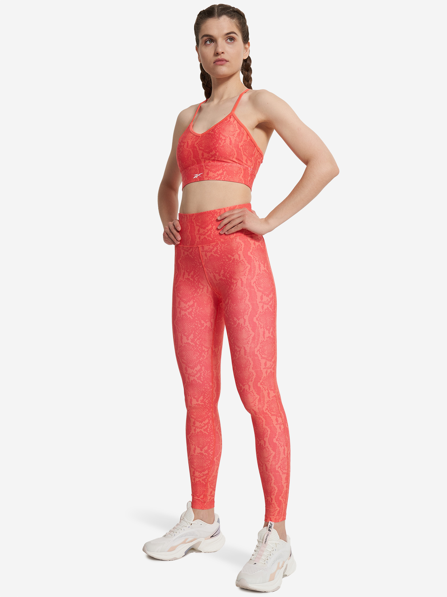 Легинсы женские Reebok, Оранжевый 4