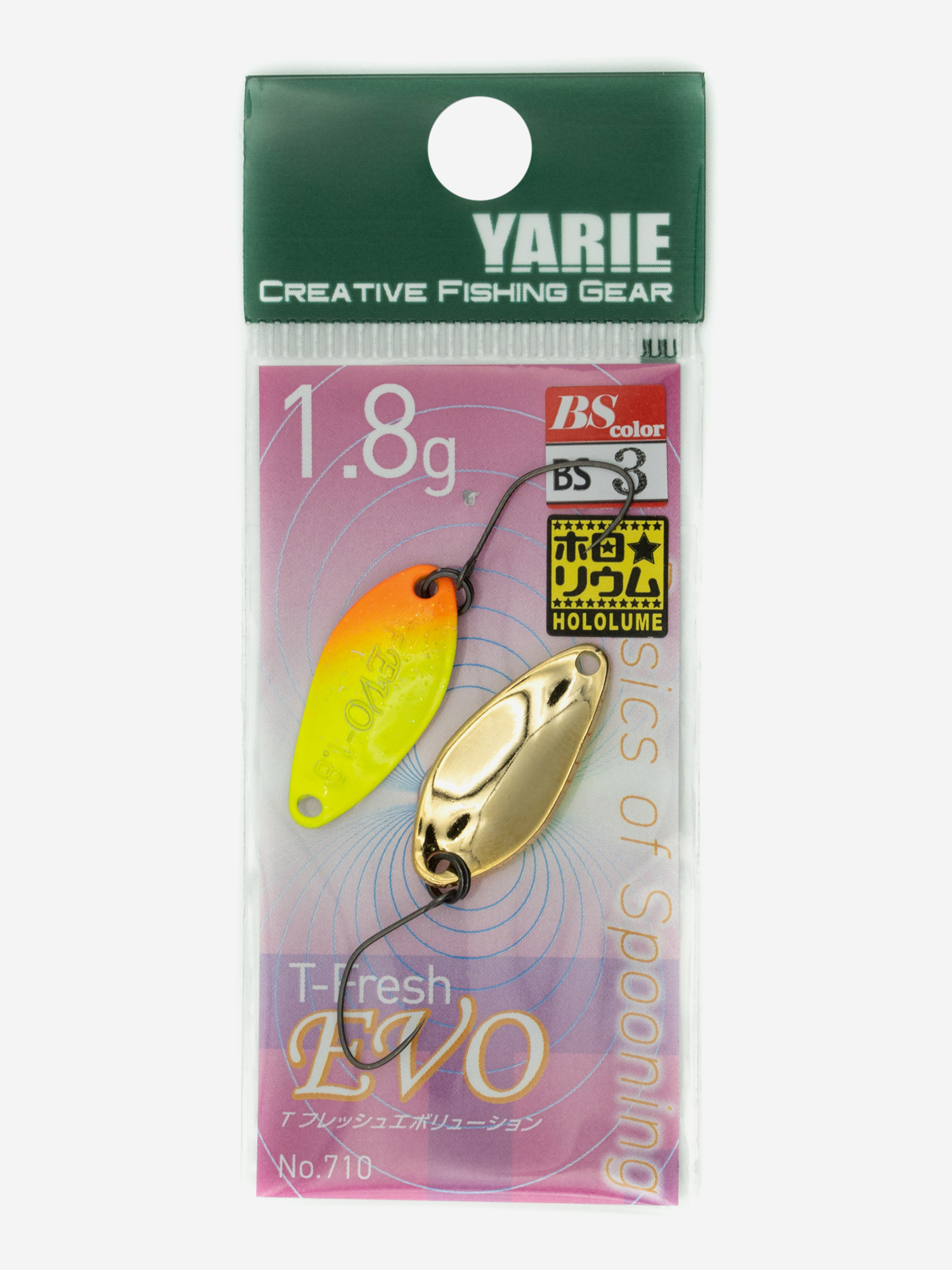 

Блесна YARIE №710 T-FRESH EVO 1.8гр цвет BS-3, Мультицвет
