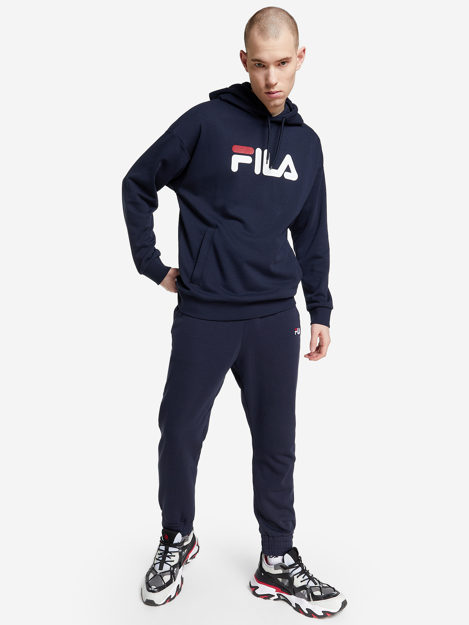 фото Брюки мужские fila, синий