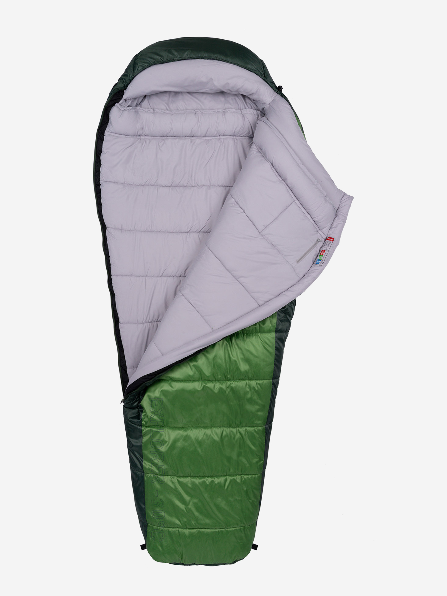 

Спальный мешок Red Fox Explorer -30C long правосторонний, Зеленый