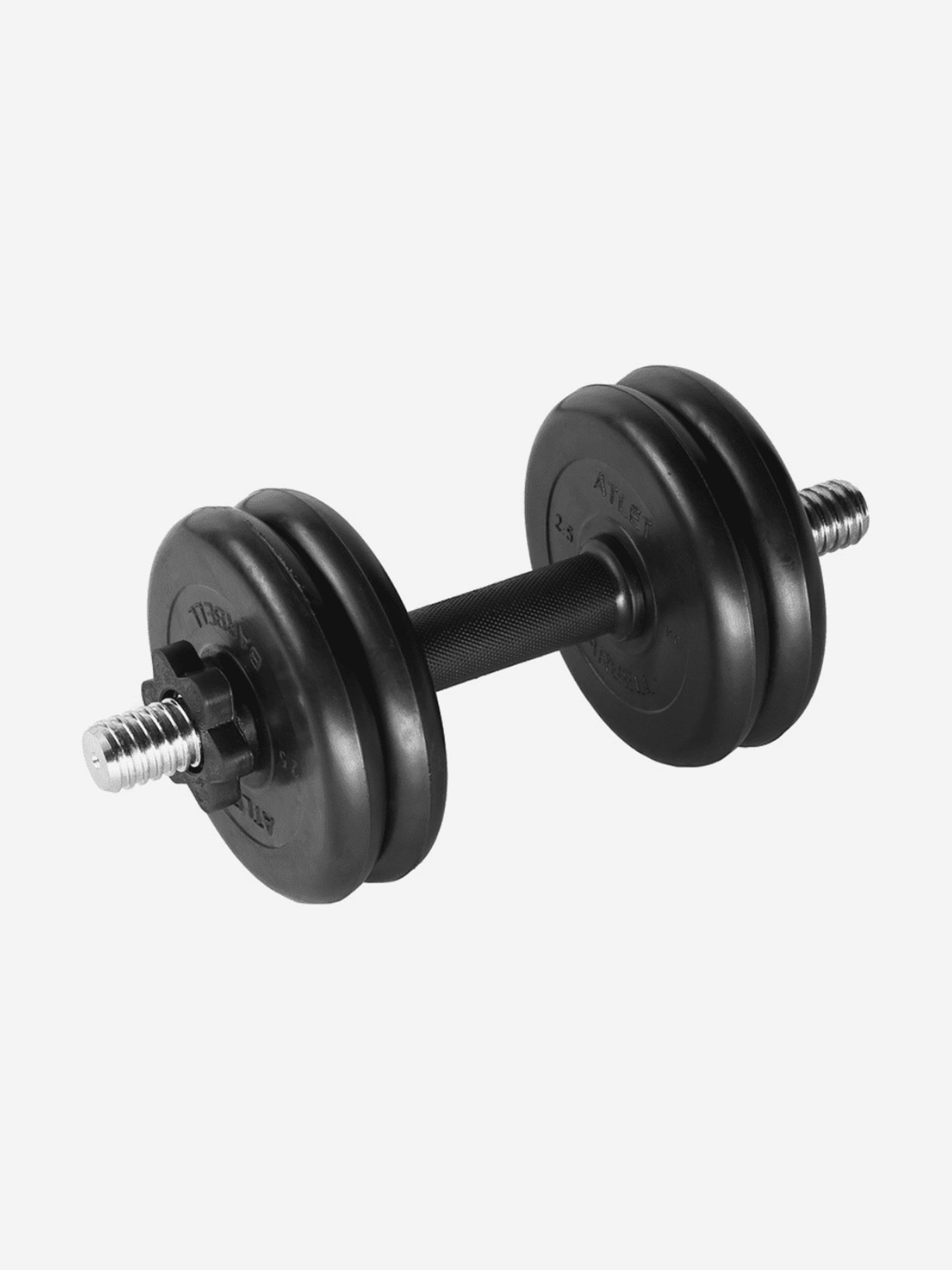 

Гантели разборные BARBELL ATLET 1 по 11.5 кг (D 31 mm) Черный, Черный