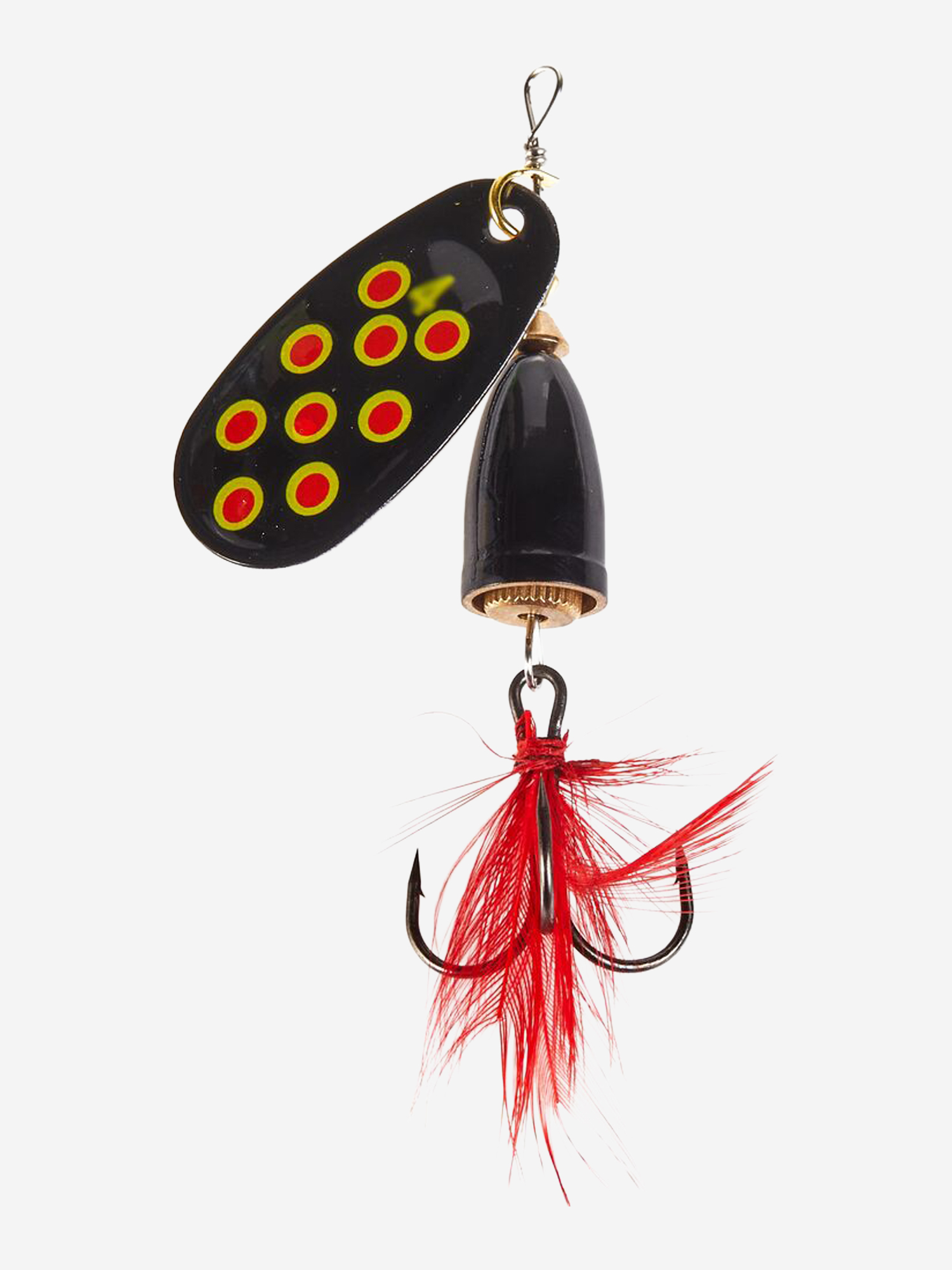 Изображение товара Блесна вращающаяся Lucky John BELL SPIN 02 с лепестком, веси оперением, вес 6 г, BRD