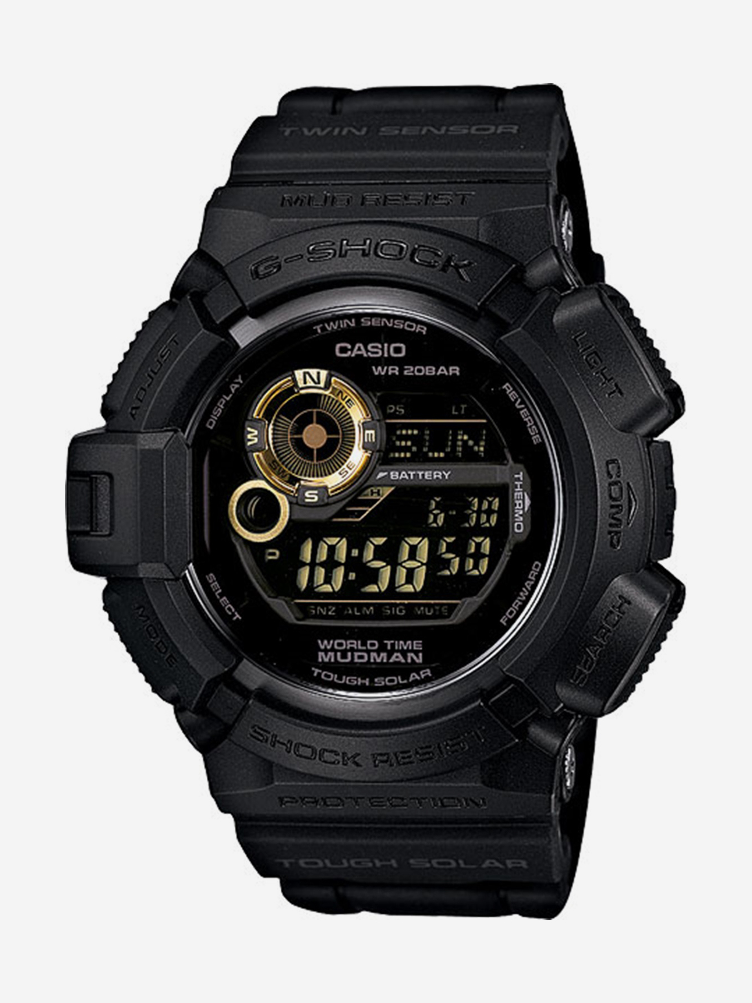 

Спортивные часы Casio G-9300GB-1E, Черный