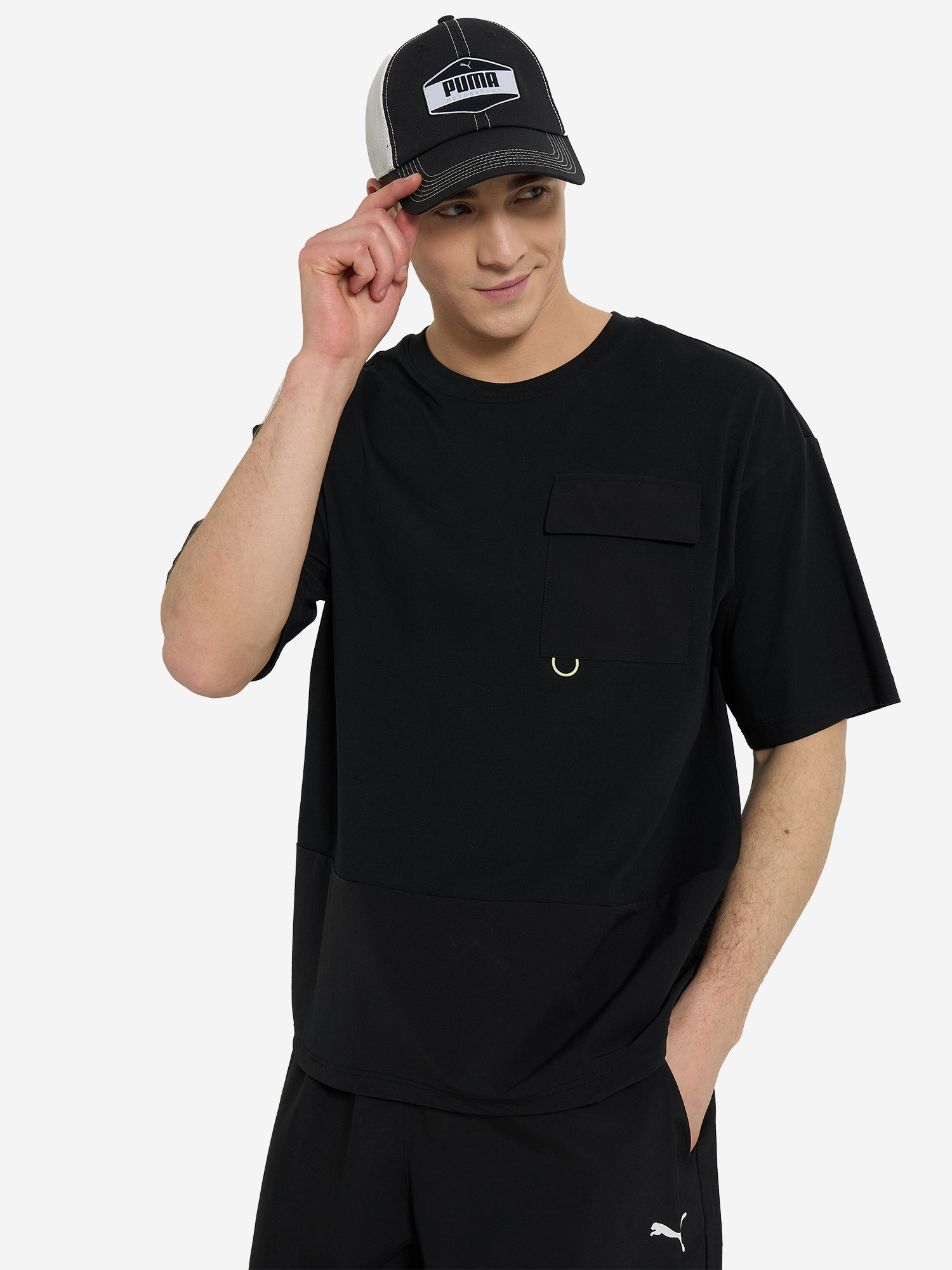 фото Бейсболка puma racing classics trucker, черный