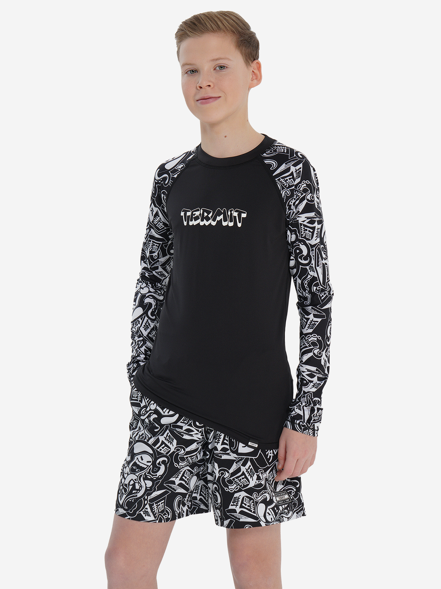 Изображение товара Termit Рашгард для мальчиков 141006TRT-99 Облегающий синтетический 86 14 75 66 78 см