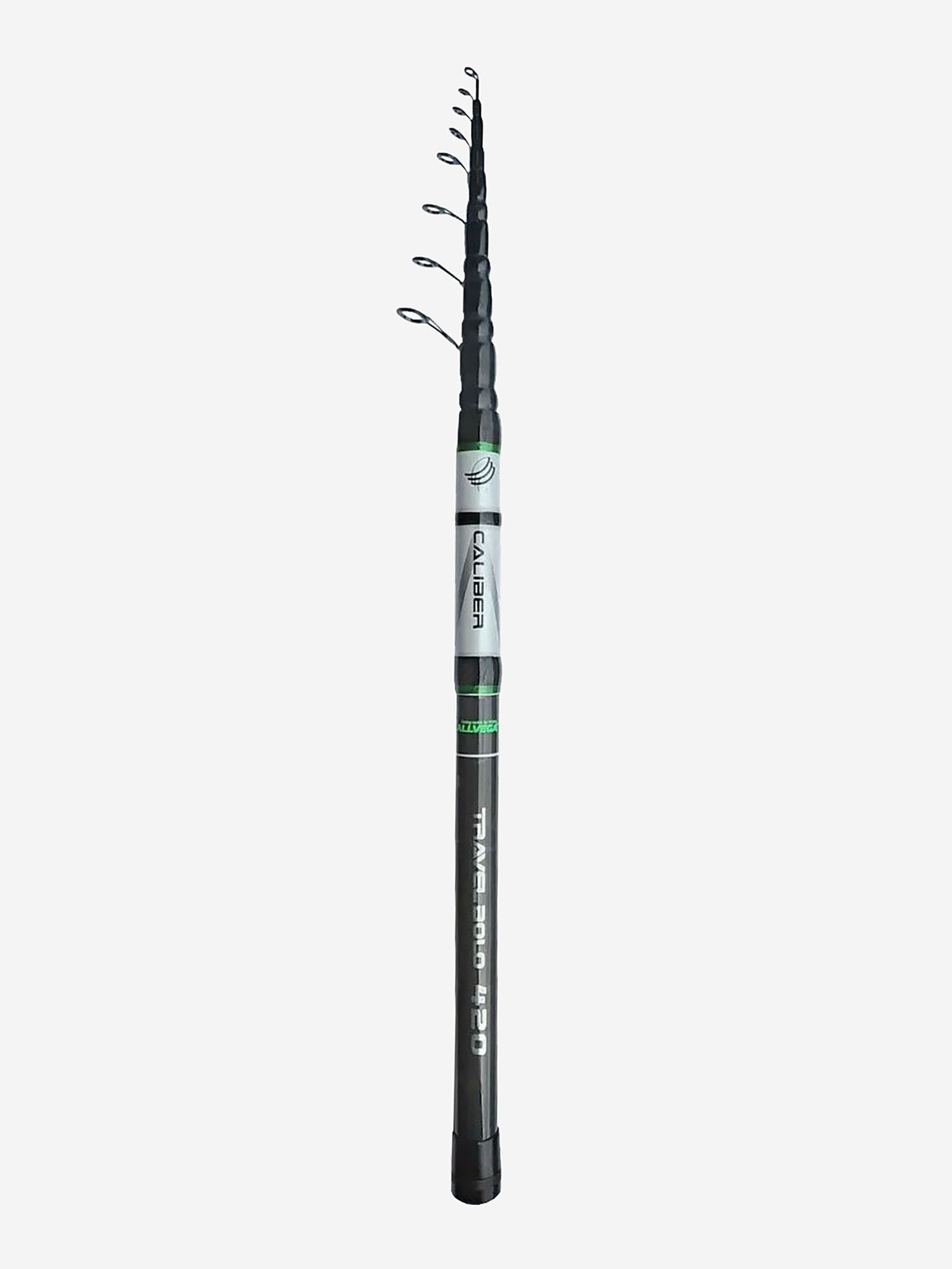 

Удилище телескопическое ALLVEGA "CALIBER Travel Bolo" c/к 4.2м, Черный