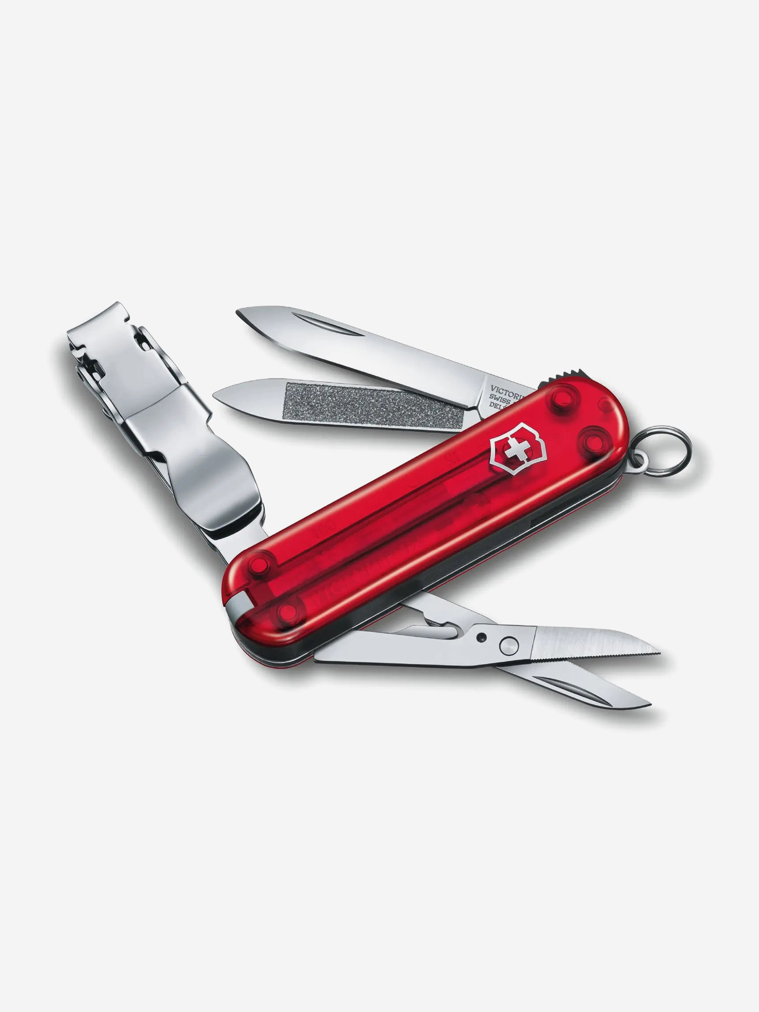 

Нож складной Victorinox Classic Nail Clip 580, 65 мм, 8 функций, Красный