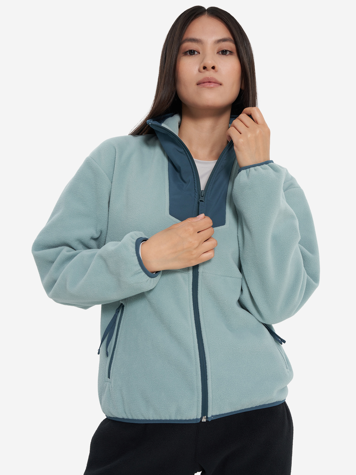 

Джемпер флисовый женский Columbia Sequoia Grove Full Zip Fleece, Голубой