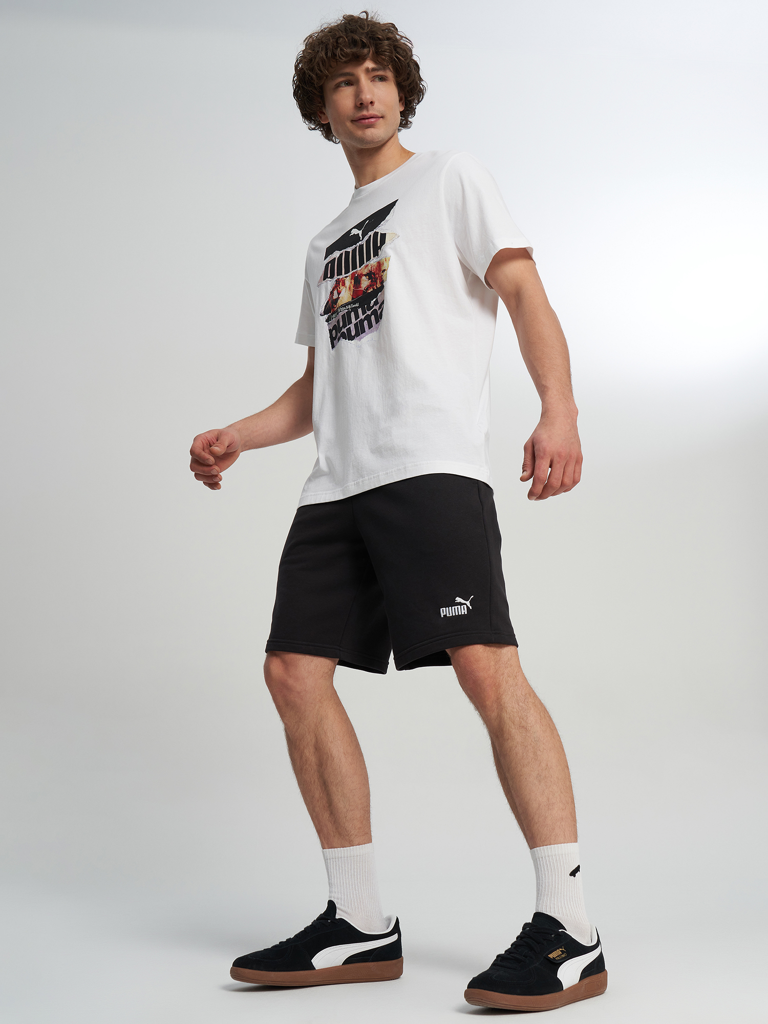Шорты мужские PUMA, Черный 5