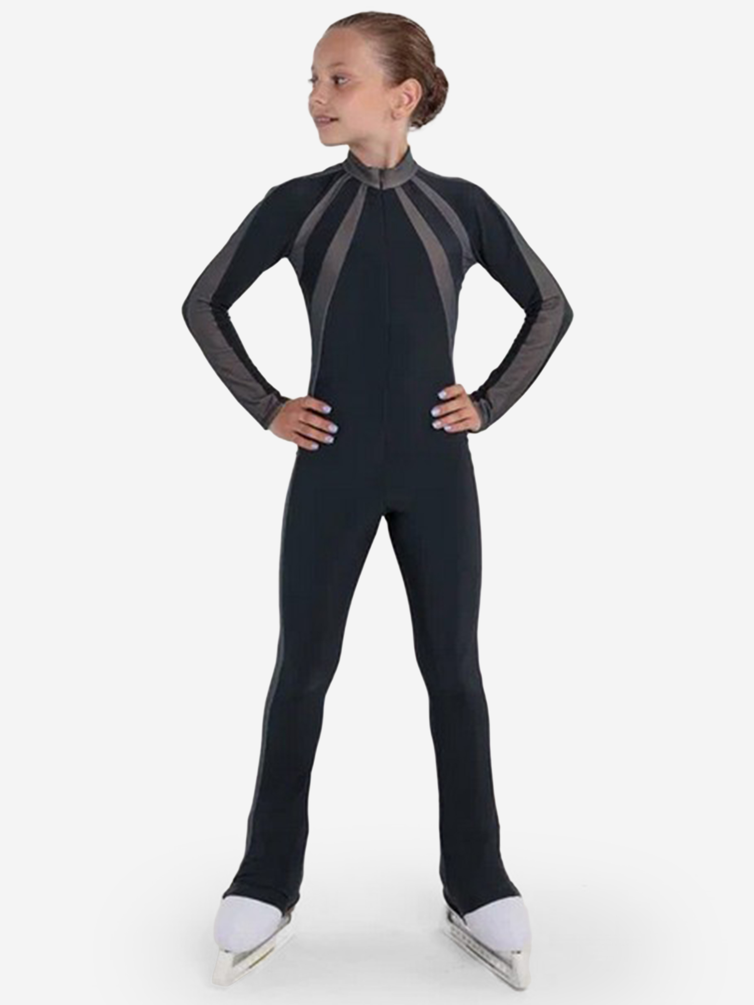 

Комбинезон спортивный для фигуристов "Бильман" IceDress, Серый