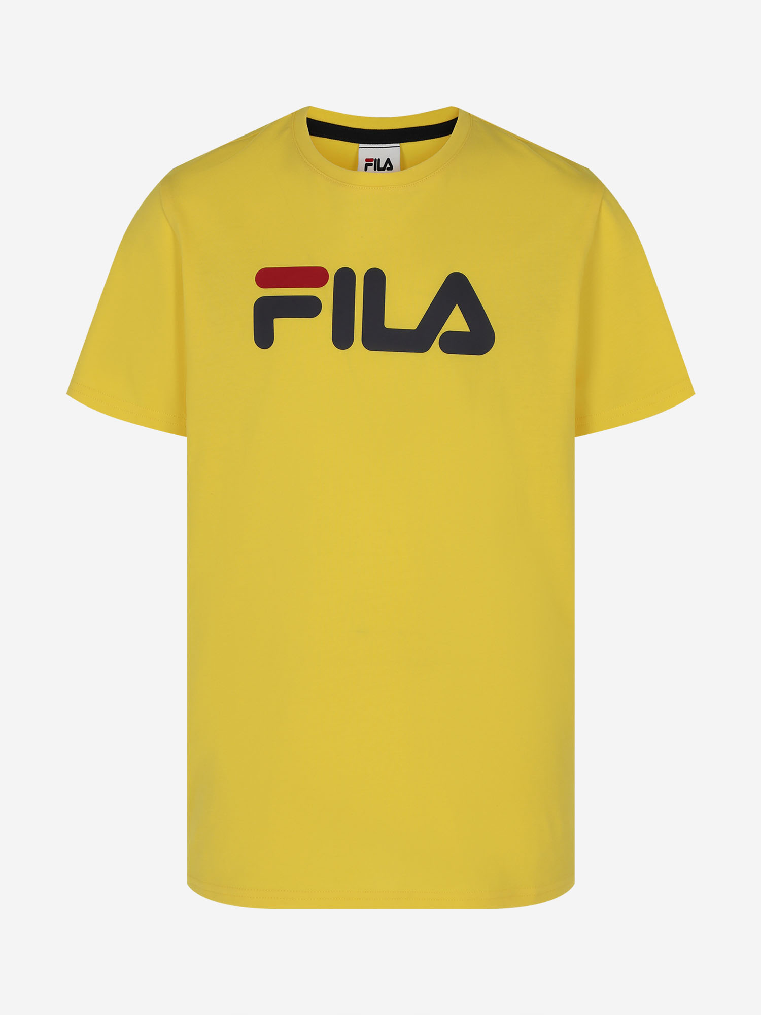 Изображение товара Футболка для мальчиков FILA желтая хлопковая комфортная спортивная одежда