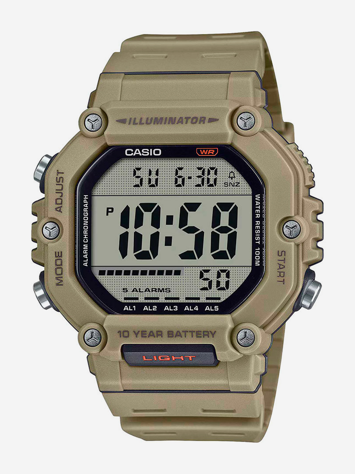 

Наручные часы Casio Collection AE-1600H-5A, Коричневый