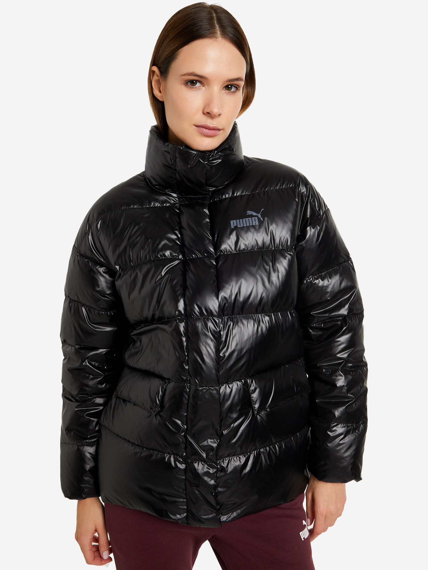 

Пуховик женский PUMA Style Down Shiny, Черный