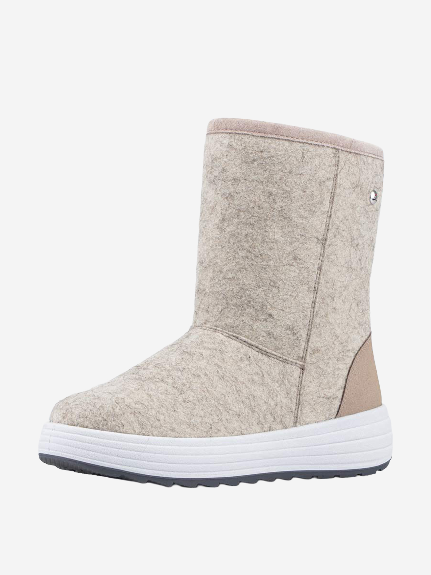 Изображение товара Женские валенки Гуслицкие бежевые утепленные натуральной шерстью