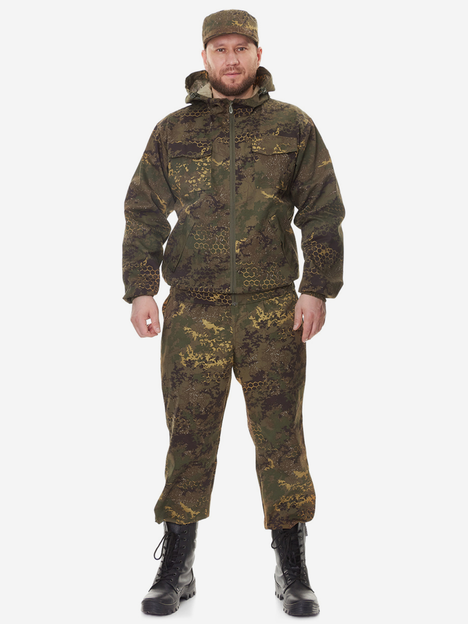  Костюм ORION Active, Питон желтые соты, Зеленый