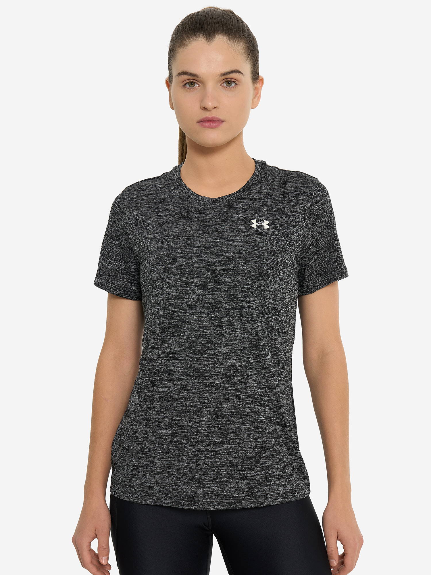 фото Футболка женская under armour, черный