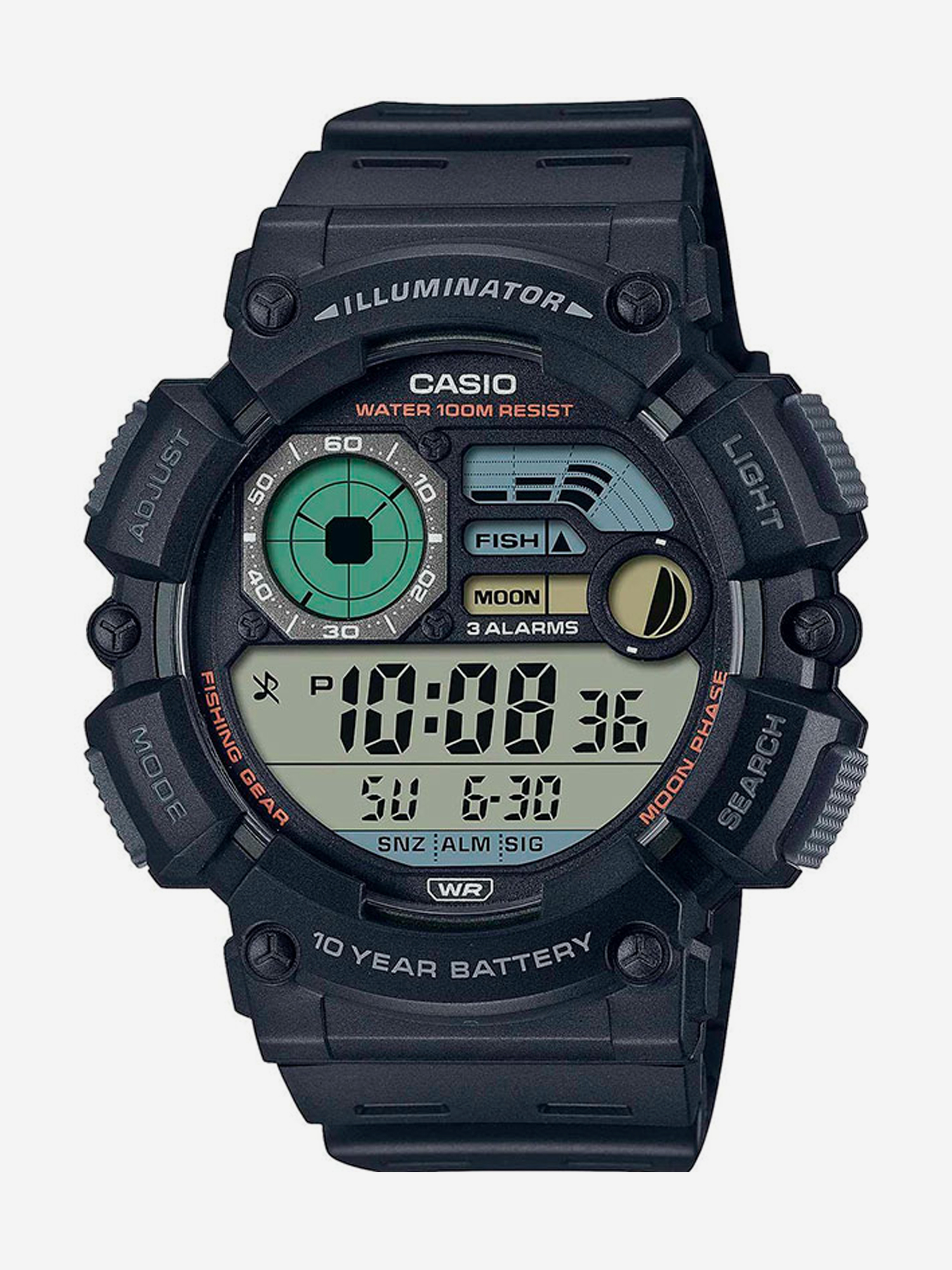 

Наручные часы Casio WS-1500H-1A, Черный