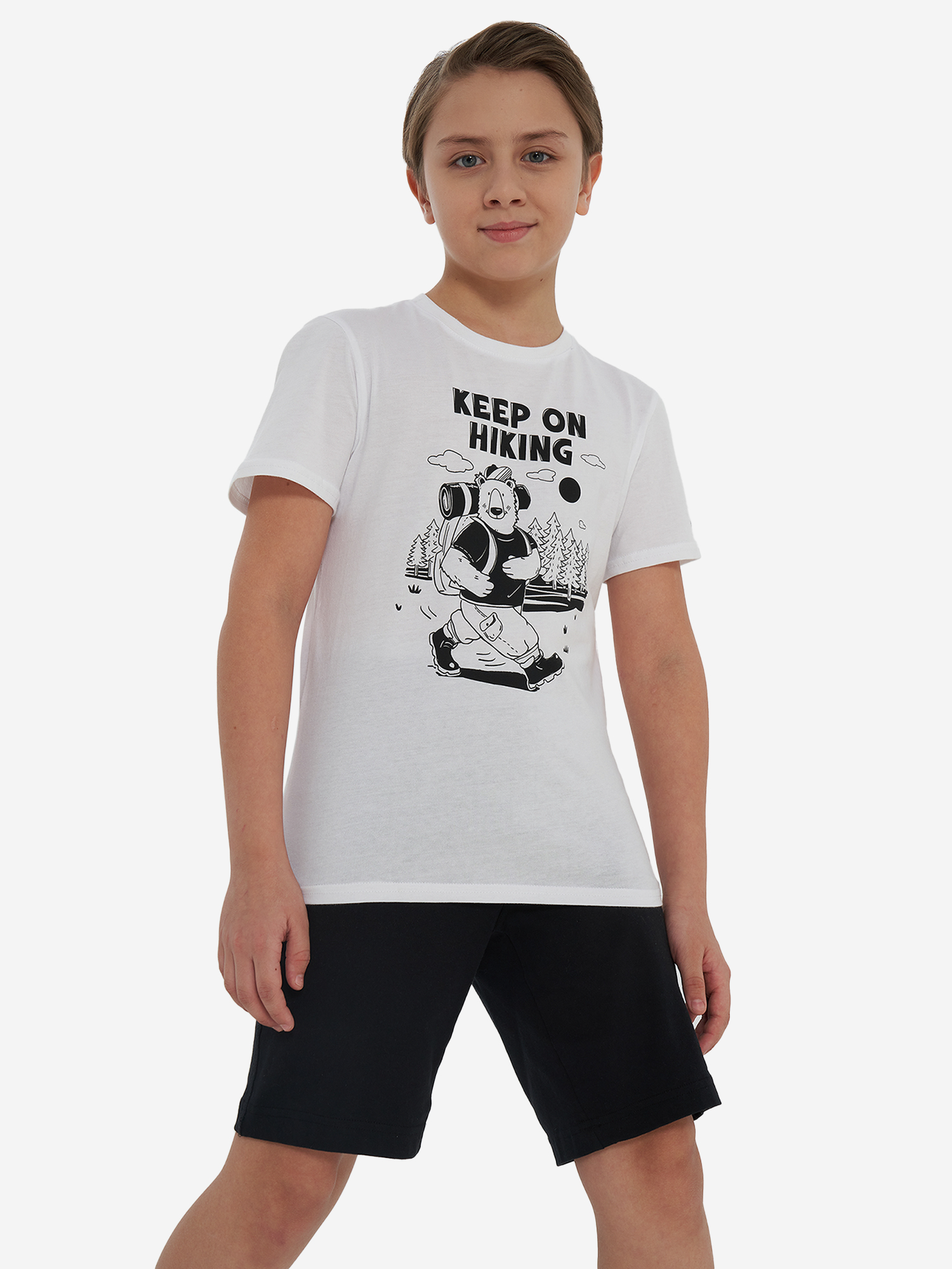 Изображение товара Футболка для мальчиков Outventure с рисунком хлопок летняя