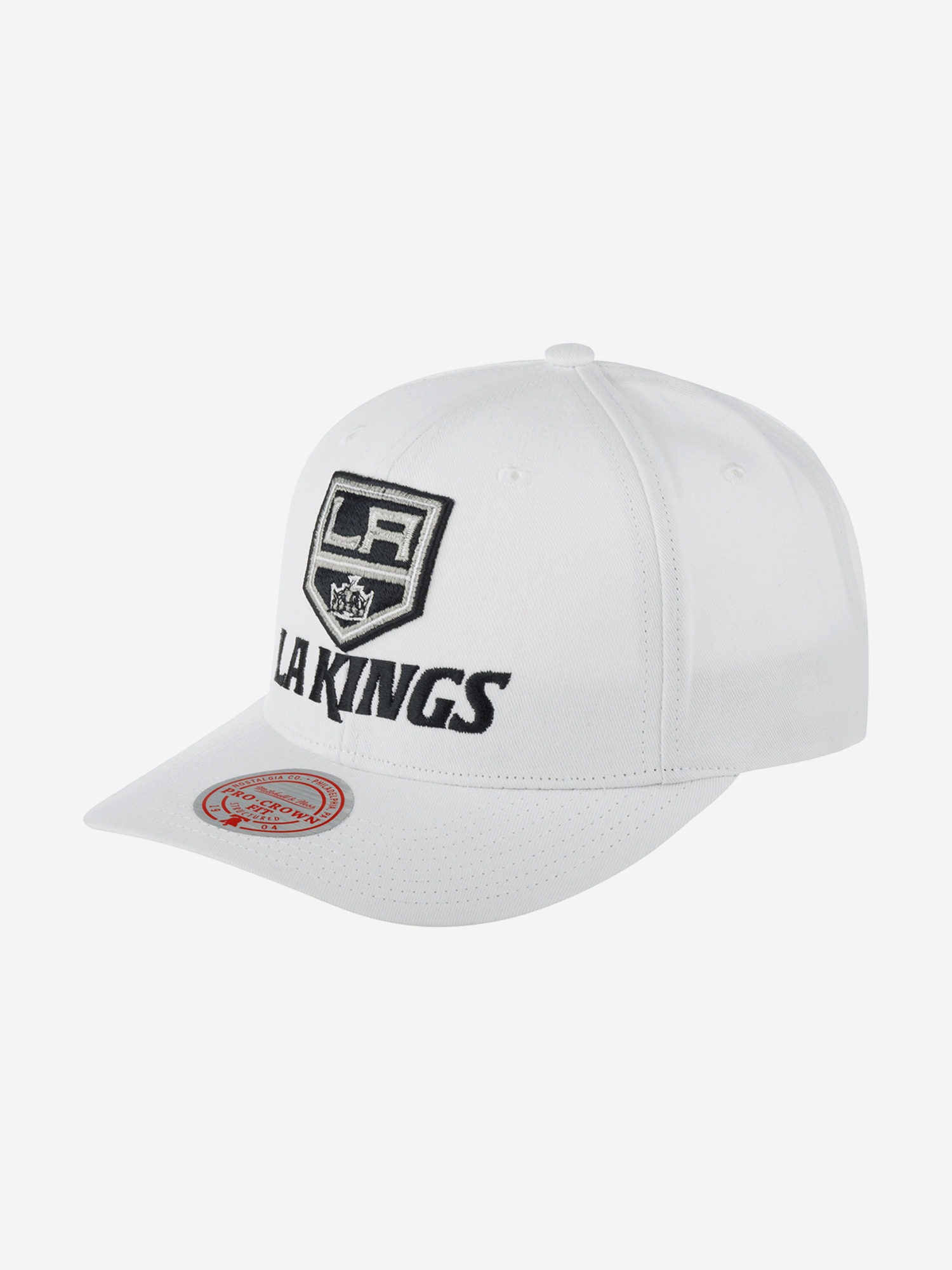 Бейсболка MITCHELL NESS HHSS5758-LAKYYPPPWHIT Los Angeles Kings NHL (белый), Белый бейсболка mitchell ness hhss5370 lakyypppblck los angeles kings nhl