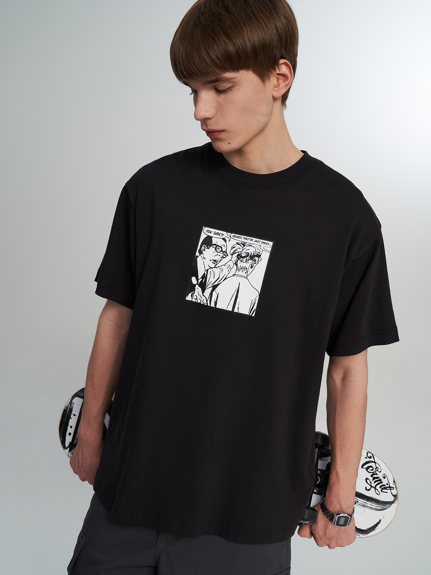 

Футболка мужская Vans They Are Just Shoes Loose SS, Черный