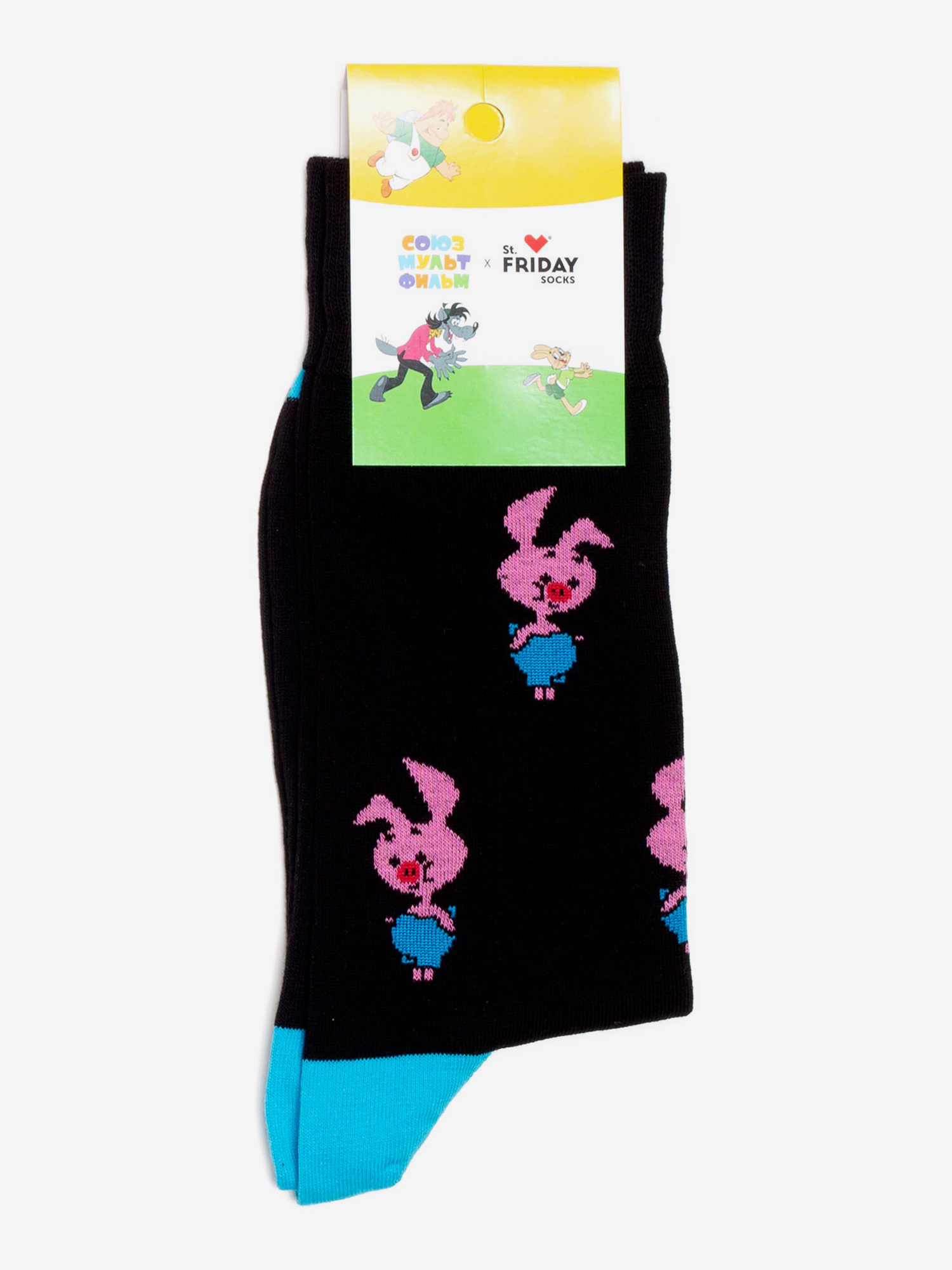 

Носки с рисунками St.Friday Socks, Пятачок, Черный