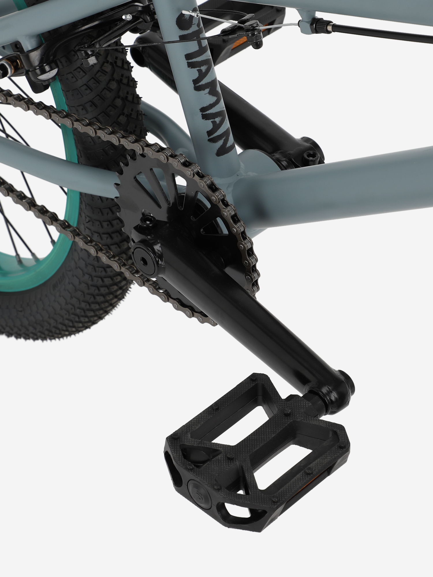 фото Велосипед bmx stern shaman 20", серый