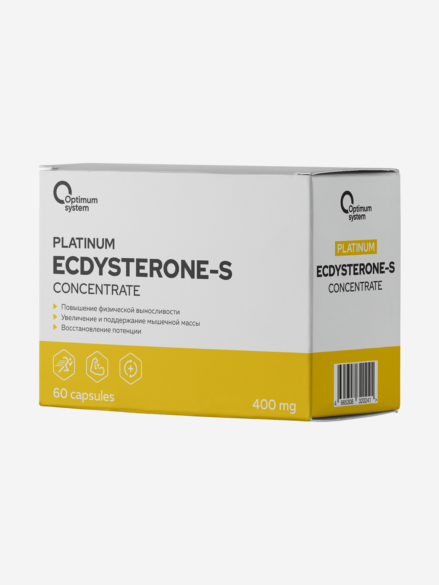 

Экдистерон Optimum System S, 60 шт, Белый