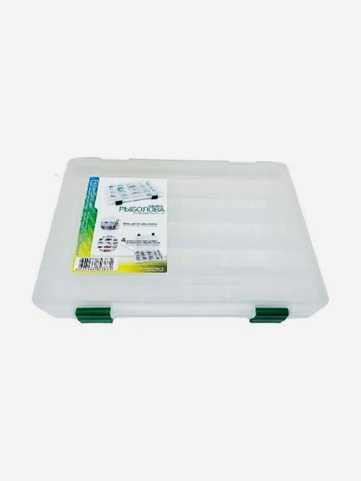 

Коробка рыболовная для приманок Fisherbox 250 sh (25х19х02) slim, Белый