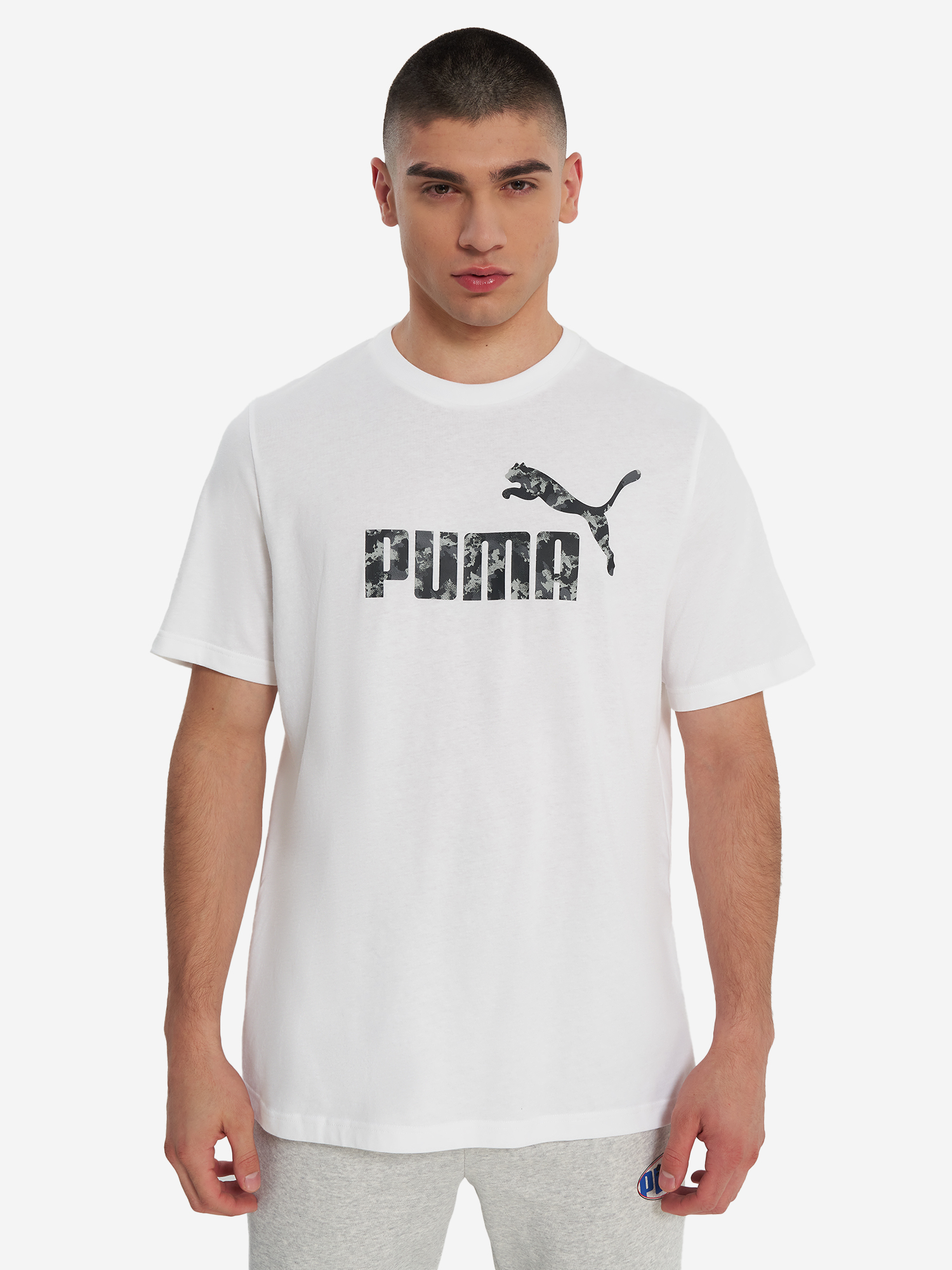 фото Футболка мужская puma ess camo, белый