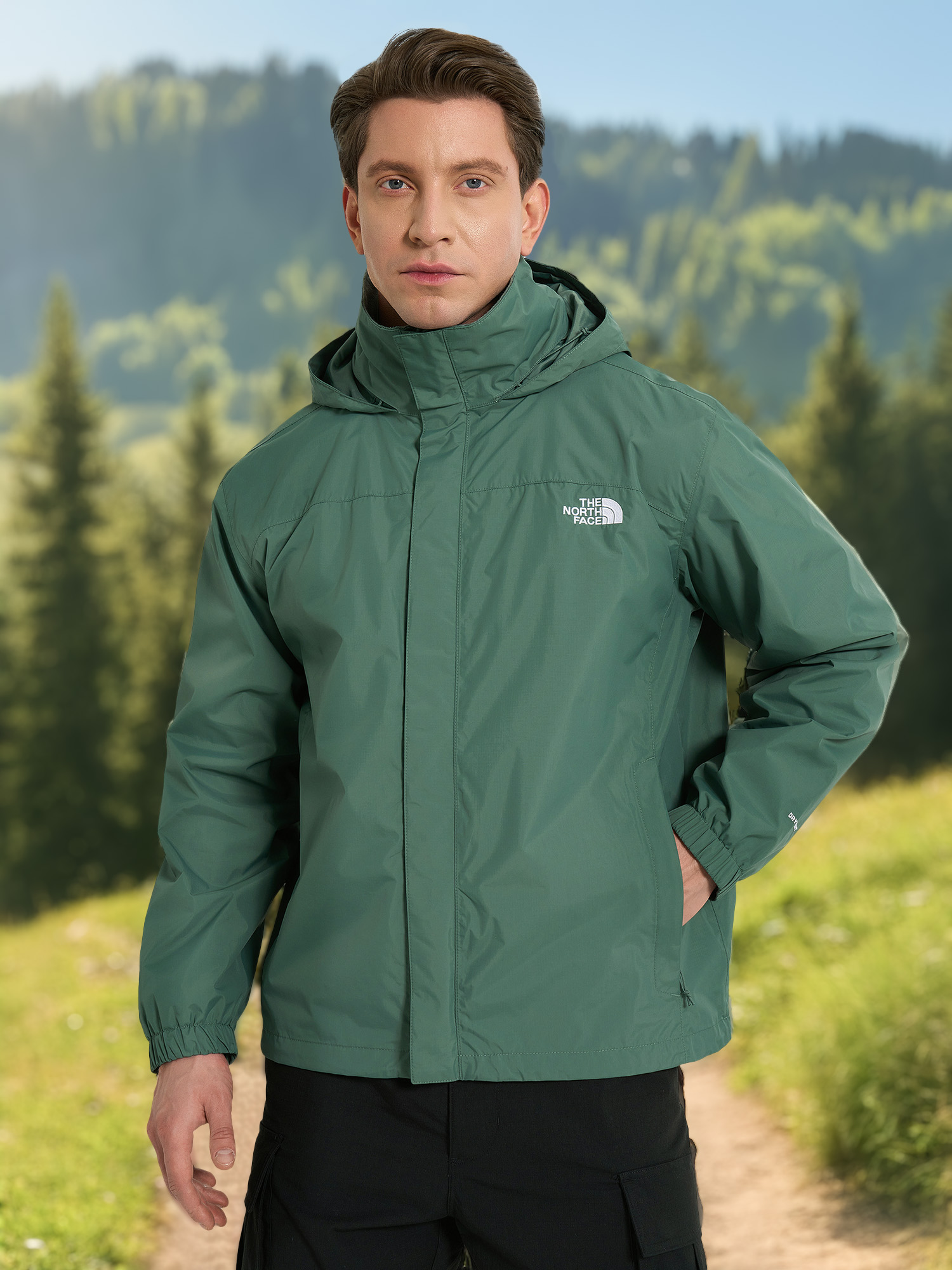 

Куртка мембранная мужская The North Face Resolve, Зеленый