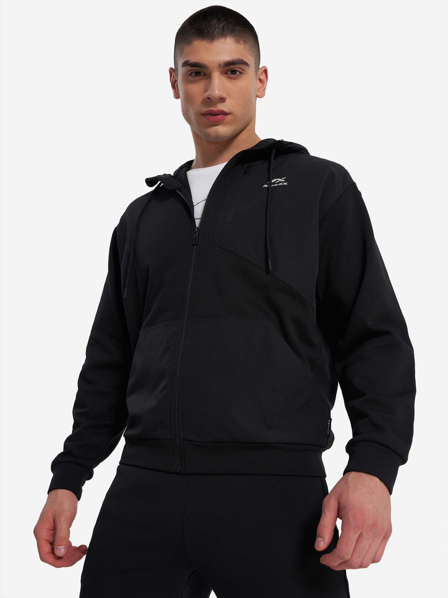 

Толстовка мужская оверсайз Athlex, Черный