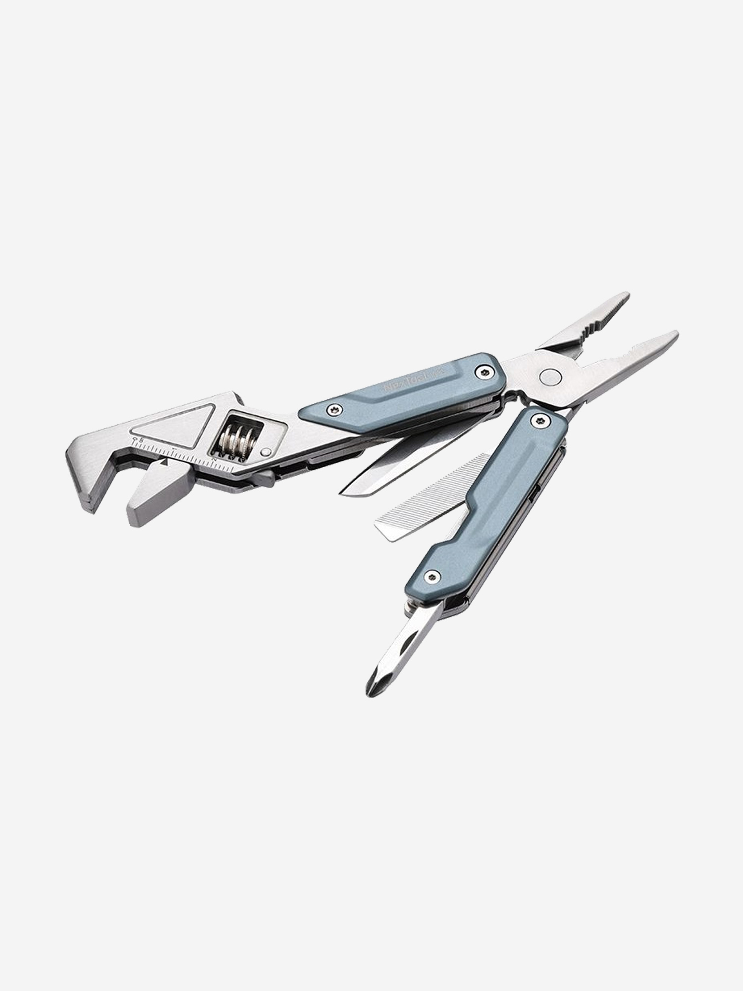 

Мультитул NexTool Light Duty Wrench W2, 8 функций, с чехлом, Голубой