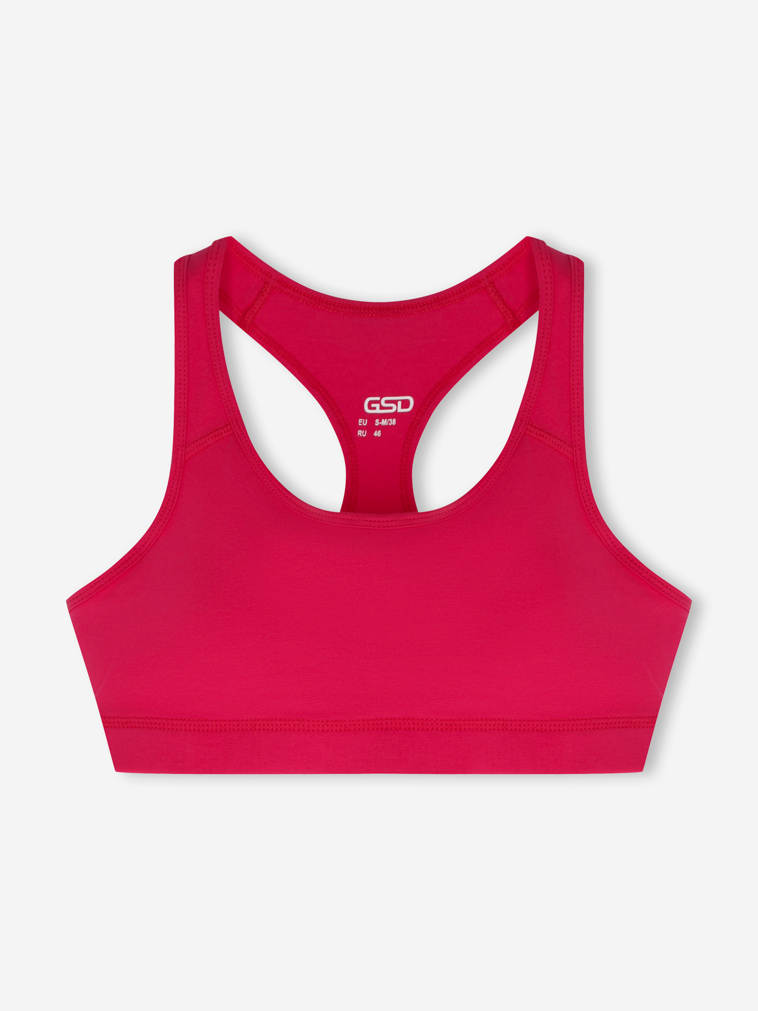Топ бра спортивный GSD, розовый, арт. 32245