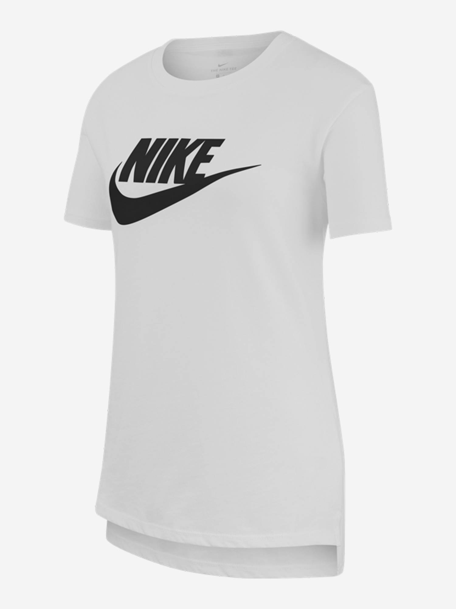 Футболка для девочек Nike Sportswear, Белый AR5088N06-112, размер 156-166 - фото 2