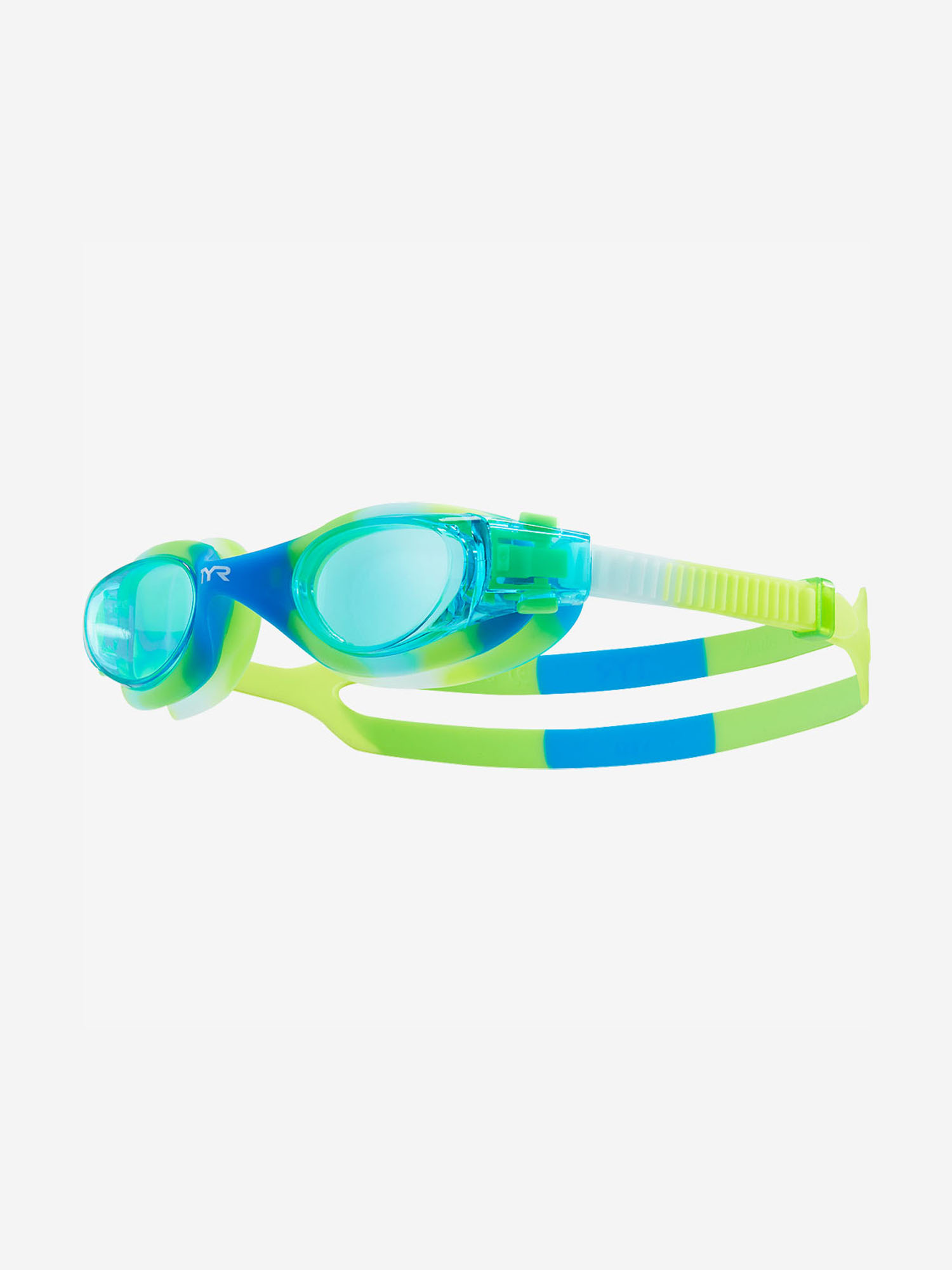 

Очки для плавания подростковые TYR Vesi Tie Dye Junior, Голубой