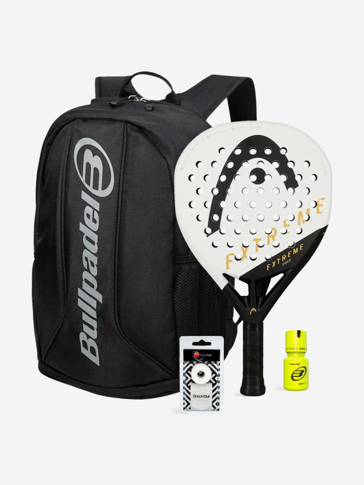 Изображение товара Комплект ракетки Head Edge Extreme Black с рюкзаком Bullpadel Avant