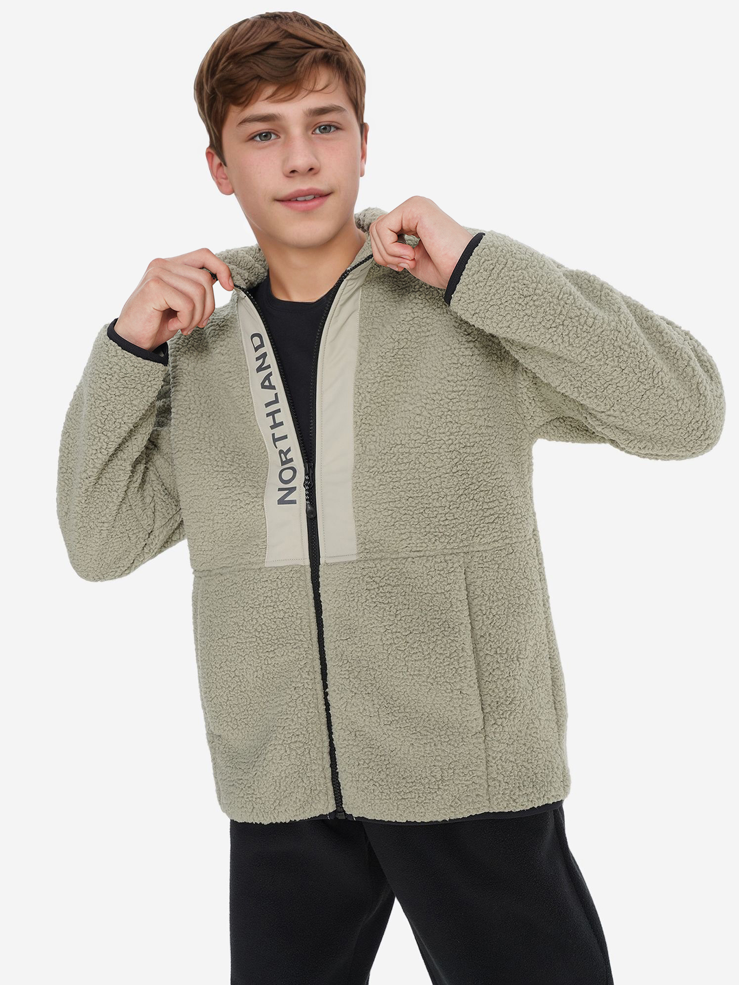 

Джемпер флисовый для мальчиков Northland, Бежевый