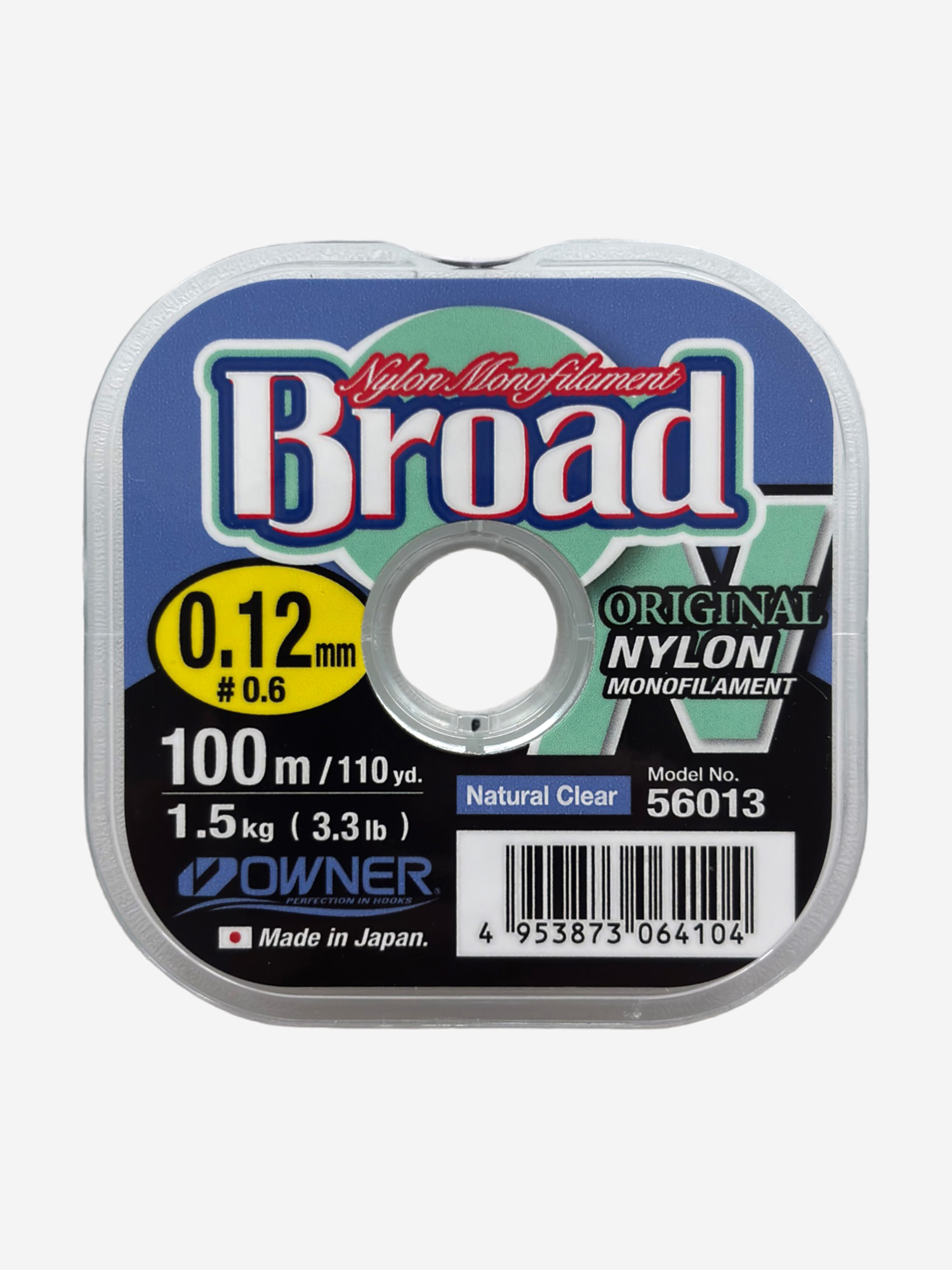 Изображение товара Owner Broad 0,12 мм 100 м прозрачная леска Изображение товара Owner Broad 0,12 мм 100 м прозрачная леска