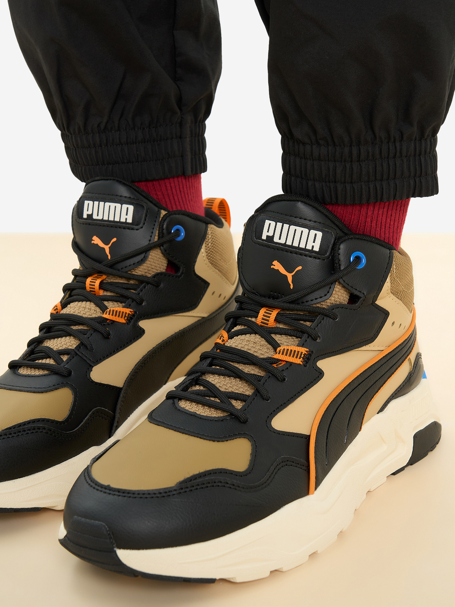 Кроссовки мужские PUMA Trinity Lite Mid, Черный Вид№9