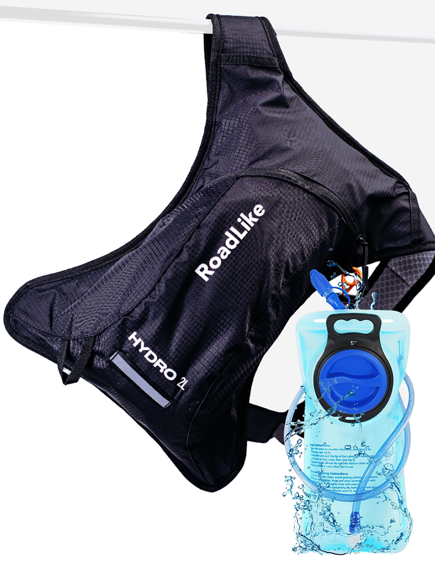 

Рюкзак с гидросистемой RoadLike Hydro Camping, черный, Черный