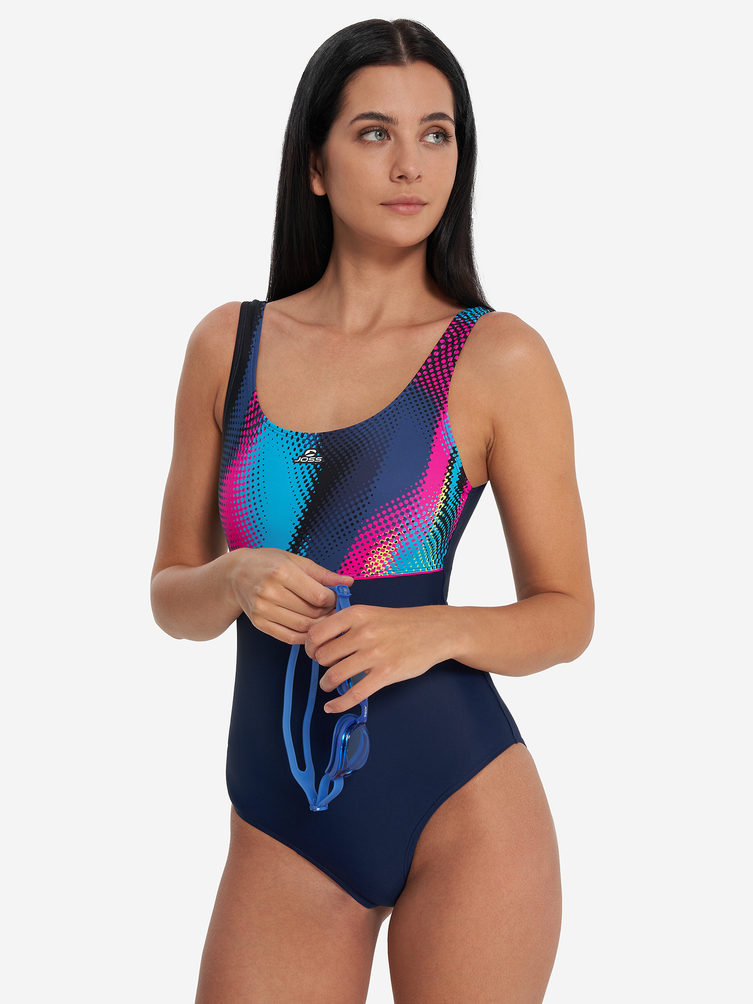 Купальник слитный Joss, синий, арт. 35716