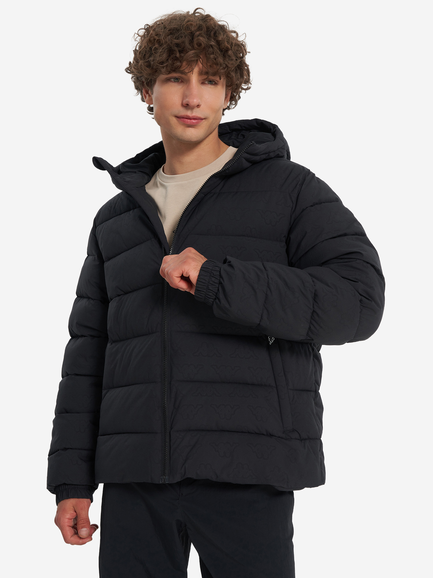 Пуховик мужской Kappa De Omini Черный 10999₽