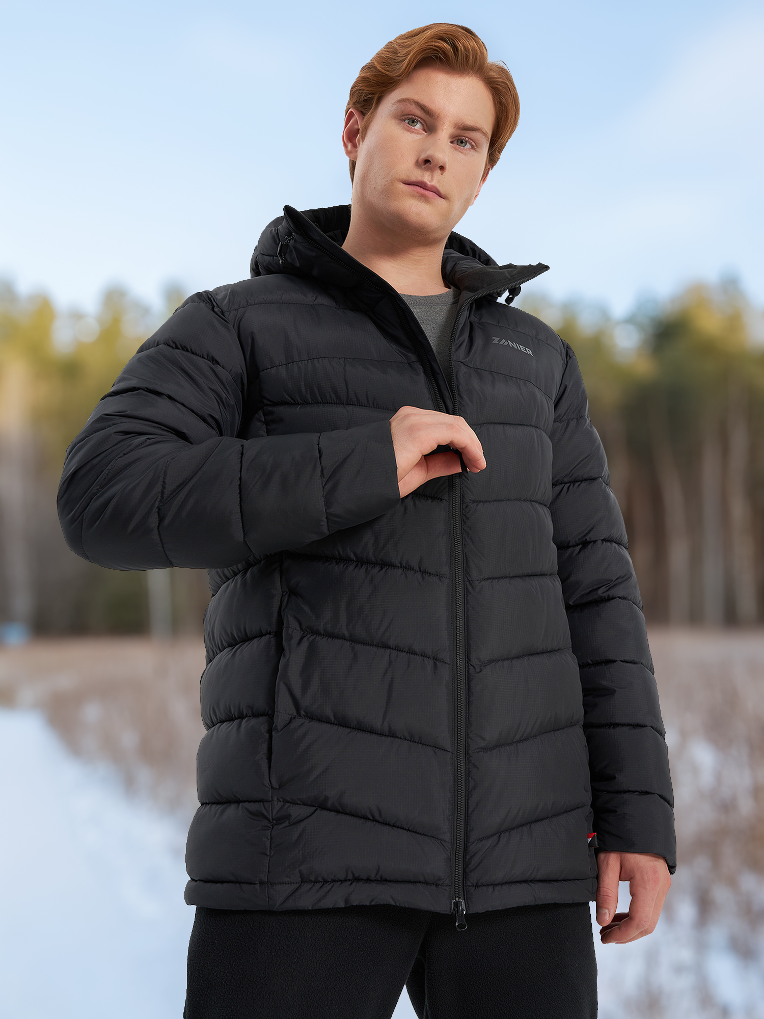 

Пуховик мужской Zanier, Черный