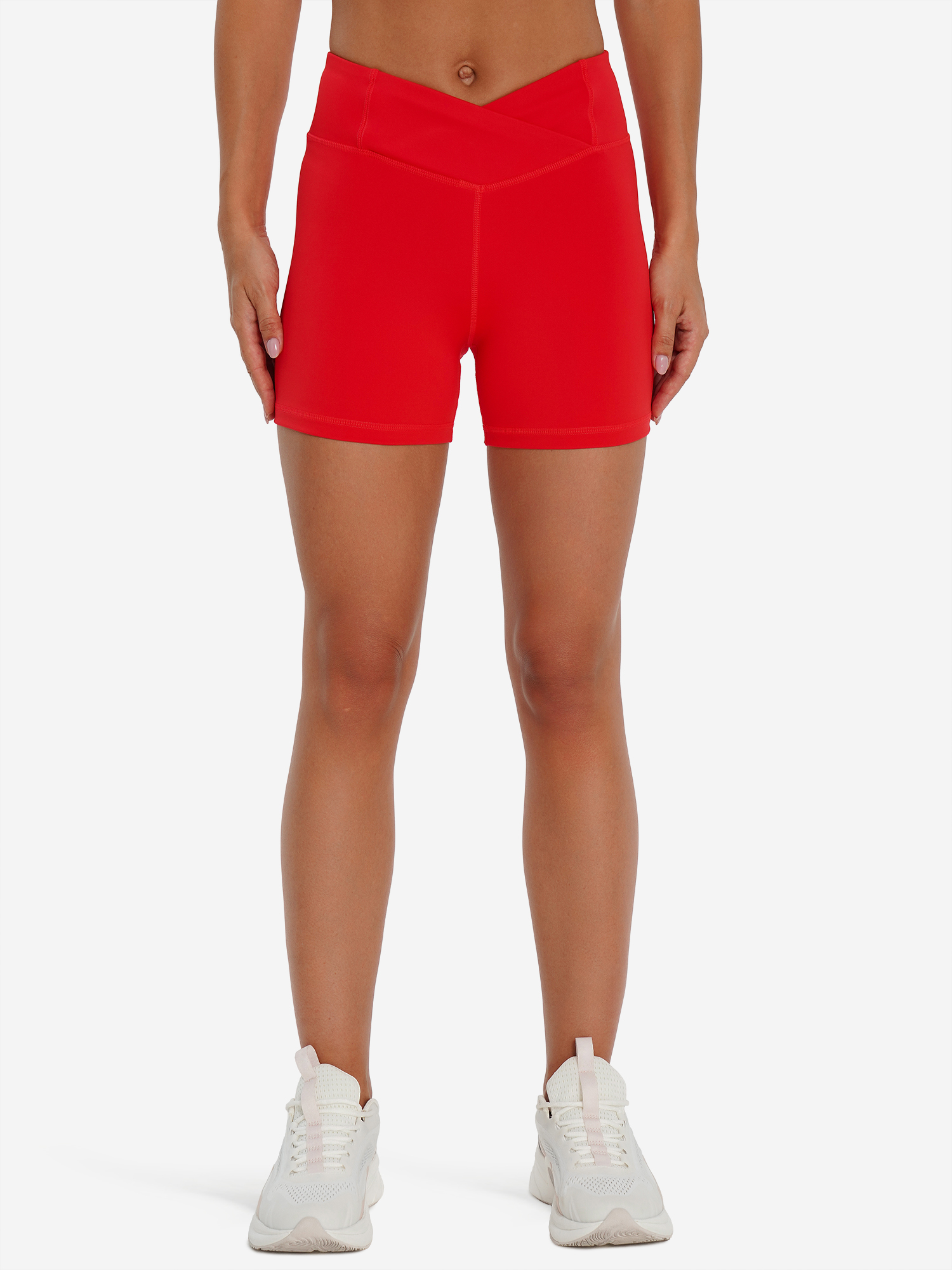 фото Велосипедки женские reebok hampton core, красный